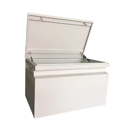 Outdoor Job Site Tool Box with Lock Steel Mechanic Job Box Heavy Duty Tool Case