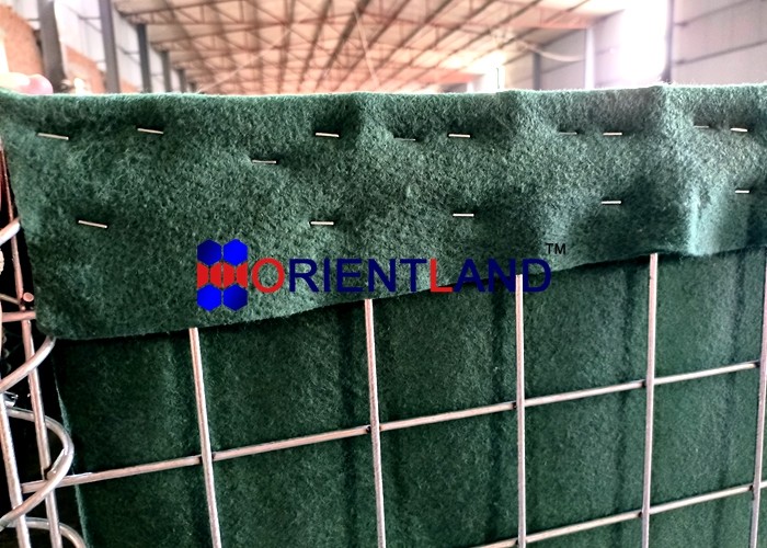 MIL4 1.5m Width reusable Heavy Duty Military Hesco Wire Mesh Barriers