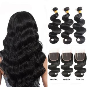 Quality Minimum Shedding Unprocessed Cambodian Human Hair Weave / Body Wave Human Hair wholesale