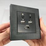 hotel room Audio Video system USB charger Media hub Socket Plate with blue tooth