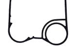 Snap Glue Clip Heat Exchanger Gaskets GC42 PHE Channel Flow