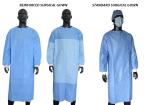 Sterile Disposable Protective Gown Anti Wrinkle Customized Logo