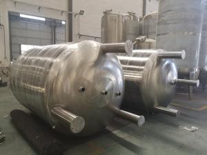 Quality Mirror Polish Sanitary 304 Stainless Steel Storage Tank With Insulated Jacket wholesale