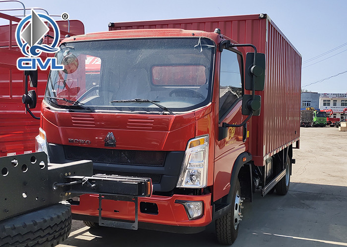 Light Duty Commercial Box Truck 6.50R16 Radius Tires WLY 525 Transmission cargo truck