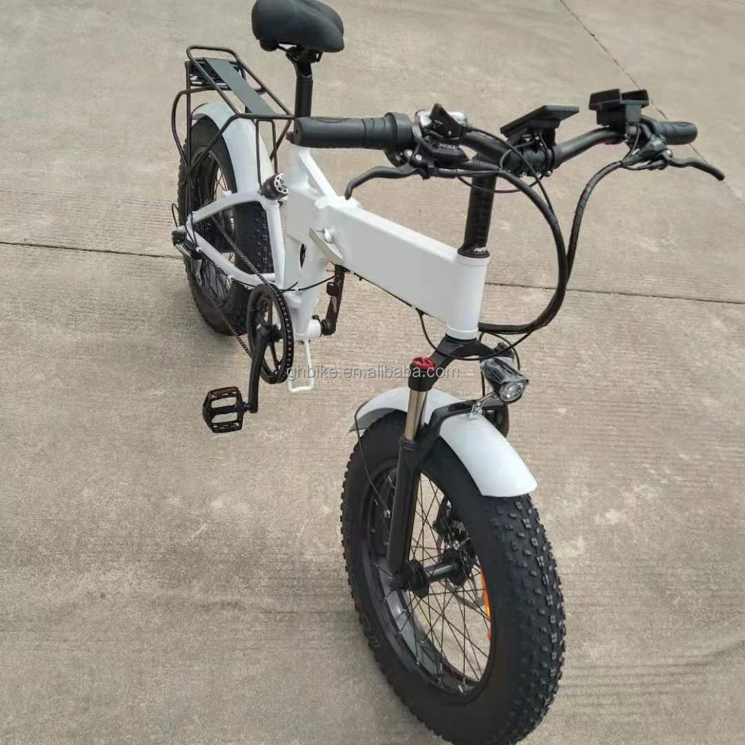 20" Wheel Size 500W EN15194 Foldable Fat Tire Electric Bicycle for Black Friday Offer