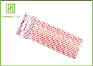 Quality Yellow And White Party Paper Straws Party Accessories Greaseproof wholesale