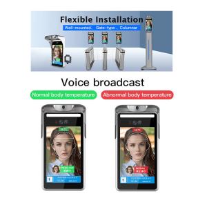 China 8 Inches Touchless Temperature Scanning Kiosk With Dual Cameras on sale