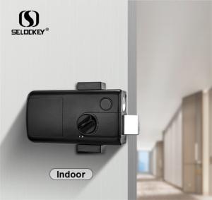 China Hotel Waterproof Biometric Code Digital Sliding Door Lock on sale