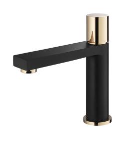 Quality 25mm Ceramic Cartridge Black Wash Basin Taps wholesale