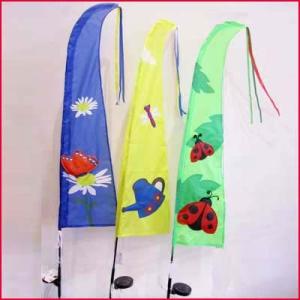 Quality Holiday Spring Solar LED Garden Flag Flowers wholesale