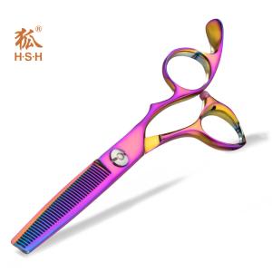 Quality Special Hairdressing Colourful Scissors Smooth Handfeel For Engraving Shaping wholesale