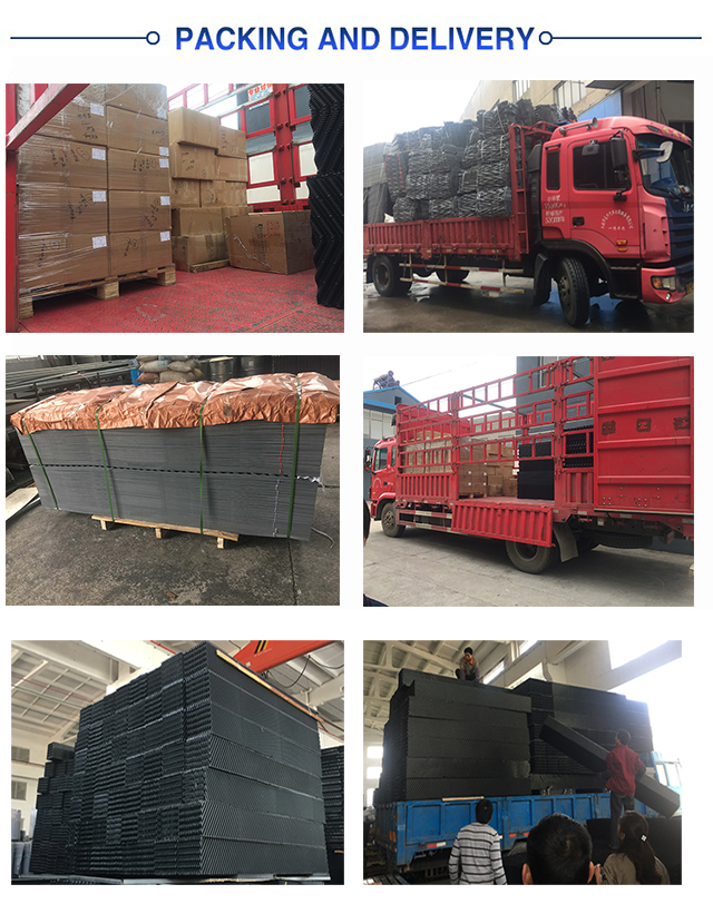 Rolled PVC Cooling Tower Fills 0.32-1mm Cooling Tower Packing Material