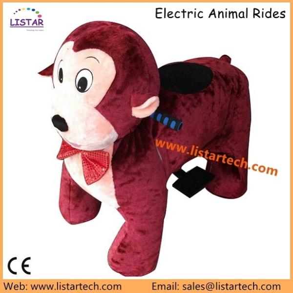 Lovely Monkey Children Animal Rides Plush Ride on Wild Animals Electric Animal