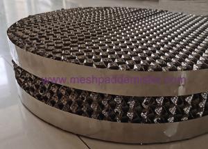 Quality 0.12mm Small Diameter 500Y Structured Packing In Distillation Column wholesale