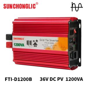 China 50Hz 260VAC 1200va 2kw Grid Tie Inverter LCD Display Grid Tied Pv Inverter on sale