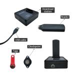 Tour Guard Patrol Management System Intelligent Waterproof 128x40x22mm