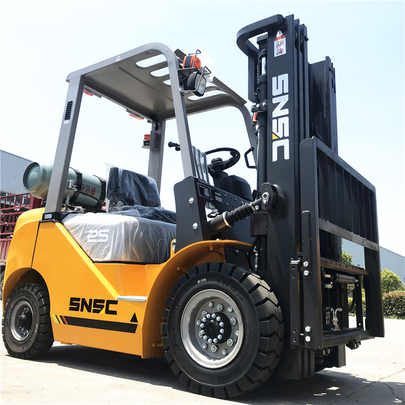New Green Gasoline LPG Gas 2.5ton Forklift to Argentina