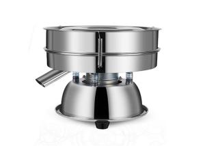 Quality 12-200 mesh Vibrating Sifter Machine Fine Milk Powder Sieve Machine 1300kg/h wholesale