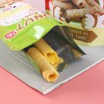 Heat Seal Standing Pouch Packaging Aluminum Foil Mylar Tear Notch Matte Black