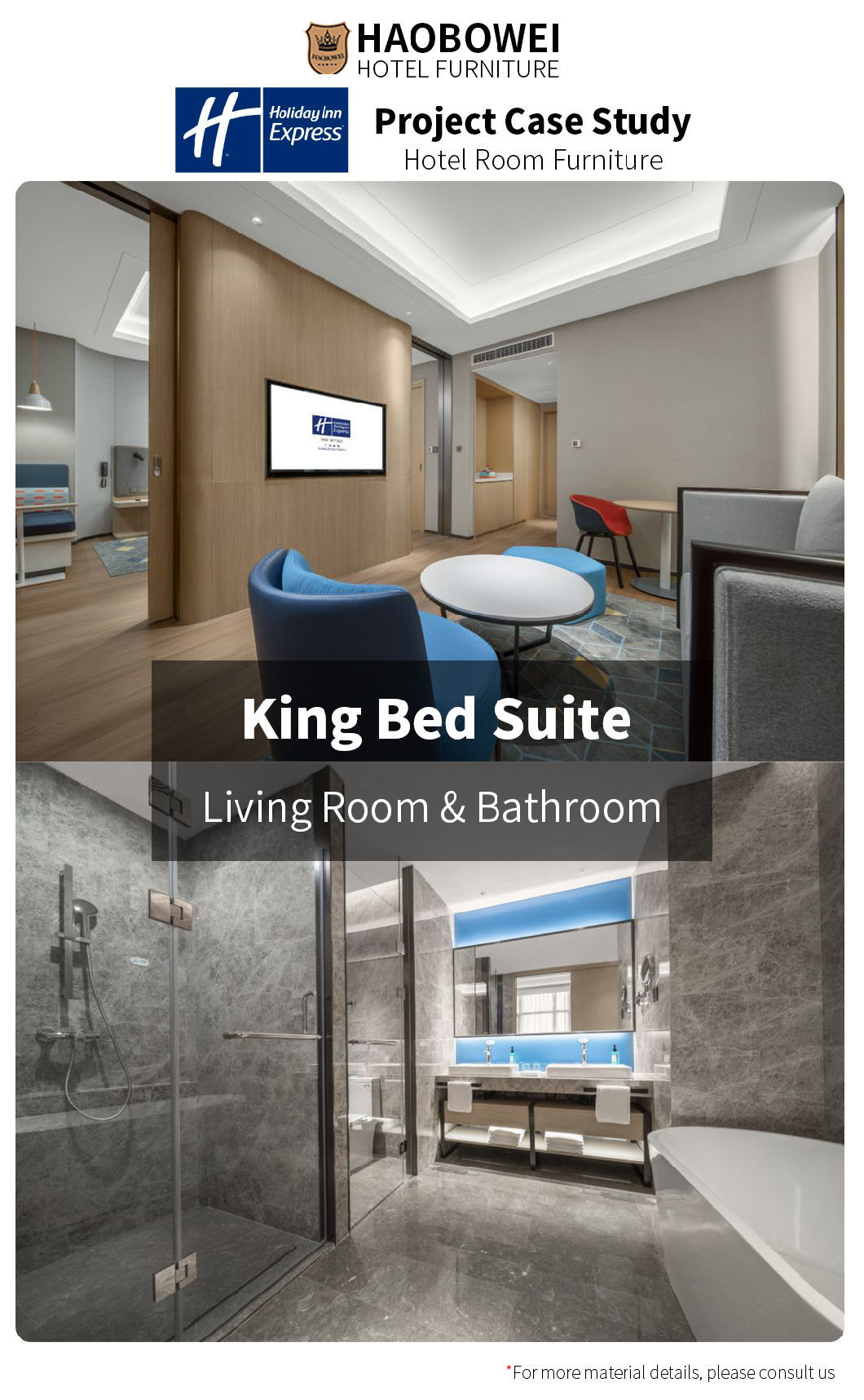 Modern Luxury Resort Hotel Furniture Foshan China King Size Custom Bedroom