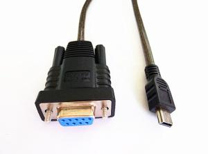 Quality Mini usb to RS232 DE9PIN Female cable With IC PL2303RA 0.2M wholesale