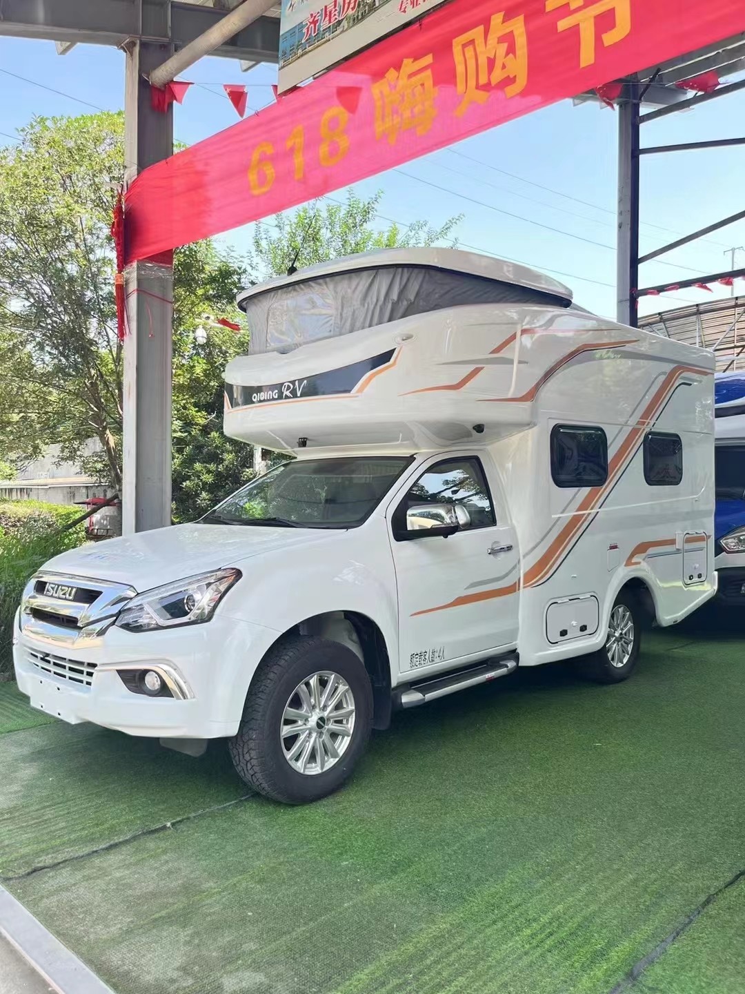 Isuzu 190 Hp Travel Trailer Motorhomes Seamless For Customer S Requirement