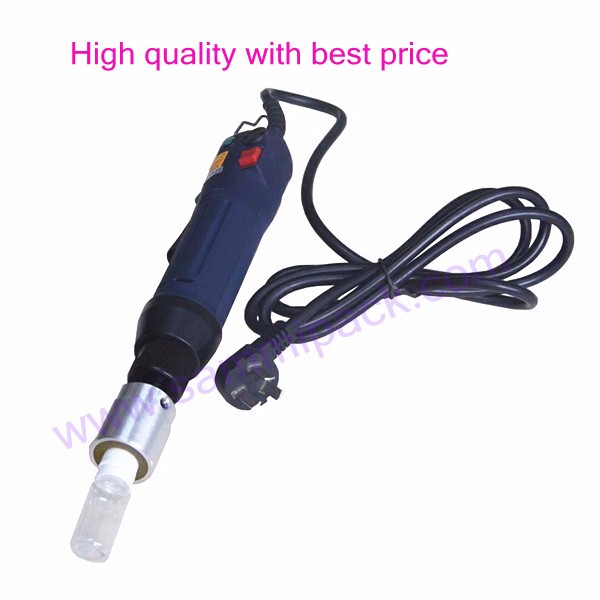 Portable Plastic Bottle Capping Machine , Electric Handheld Bottle Capper