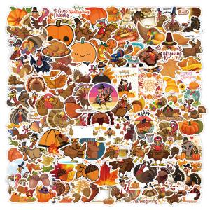 Quality Water Gel Creative Memories Stickers Holiday Gifts Happy Thanksgiving Stickers wholesale