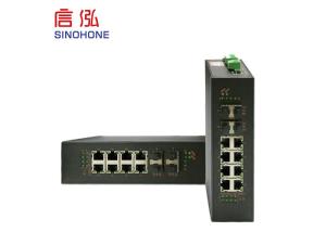 Quality DC / AC Power Managed Ethernet Switch Rail Installation Metal Case 4.46Mpps wholesale