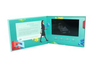 Quality Advertising Elegant Video Invitation Card With USB port , Customized size wholesale