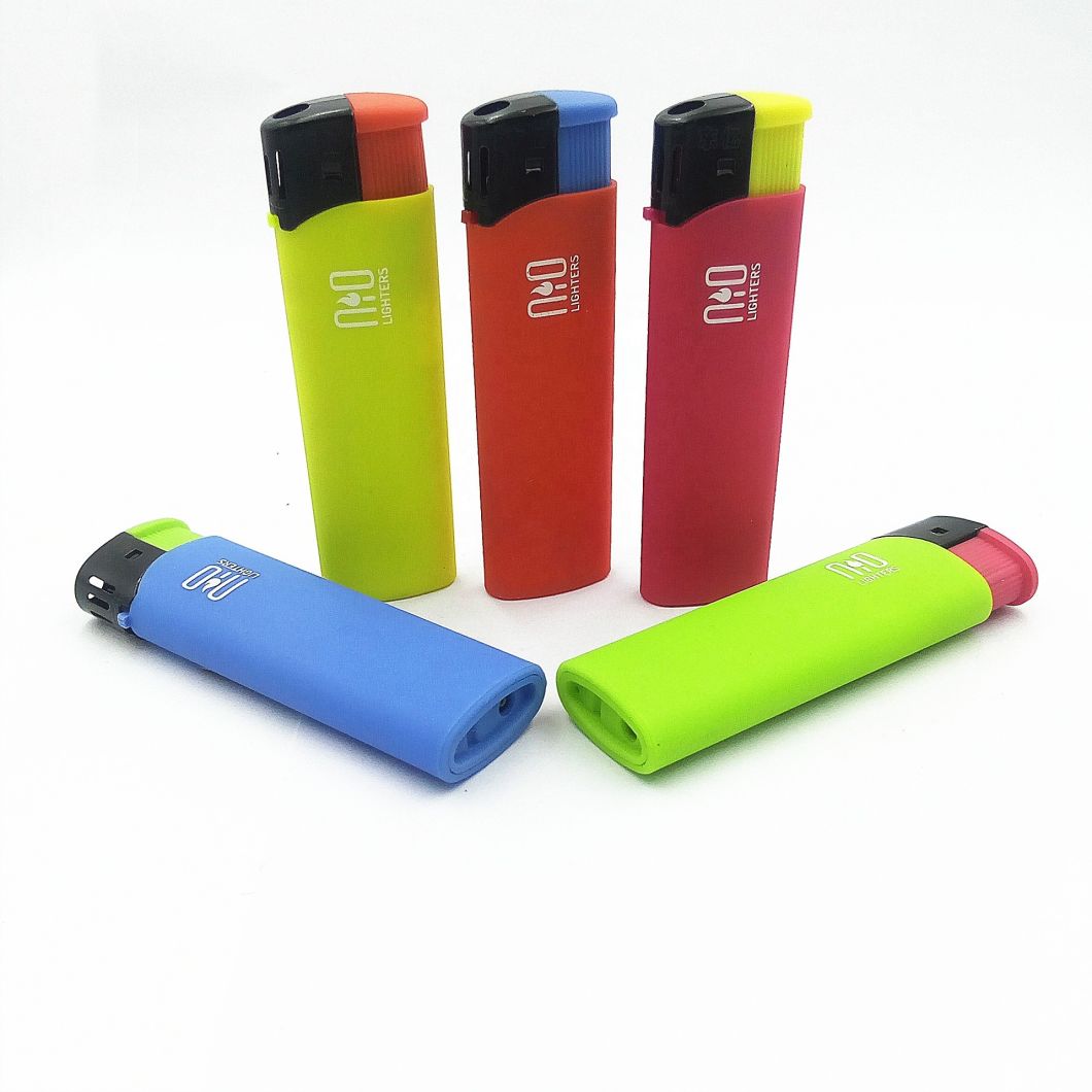 Factory Supply Dy-007 Model Cr Children Resistance Free Sample Customized Logo Custom Lighter
