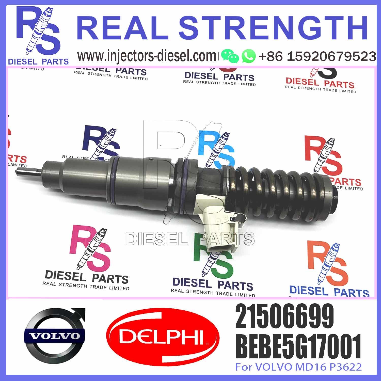 BEBE5G13001 Diesel Fuel Injector BEBE5L12001 BEBE5G17001 21506699