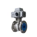 IP67 Stainless Steel Flange Connection Electric Acid Resistant Ball Valve