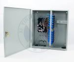 Intdoor wall mounted 72 ports fiber optic terminal distribution box