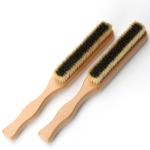 Beechwood Boar Bristle Wooden Scrub Brush With Long Handle Lightweight