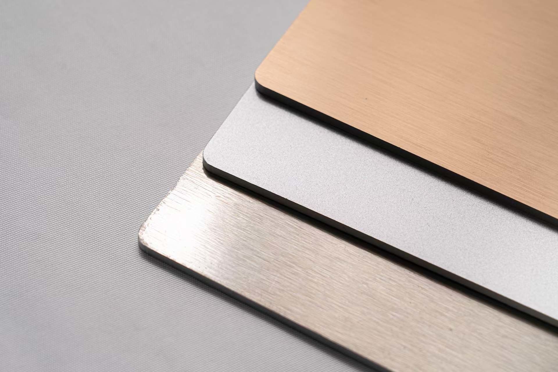 Stone Grain PE Aluminum Composite Panel with 0.26mm Aluminum Layer Customizable Size for Lobby Walls