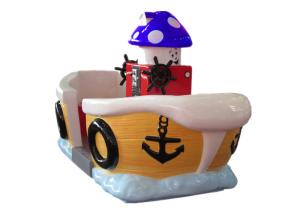 Quality Popular Coin Operated Kiddie Ride , Mushroom Boat Kids Amusement Rides wholesale