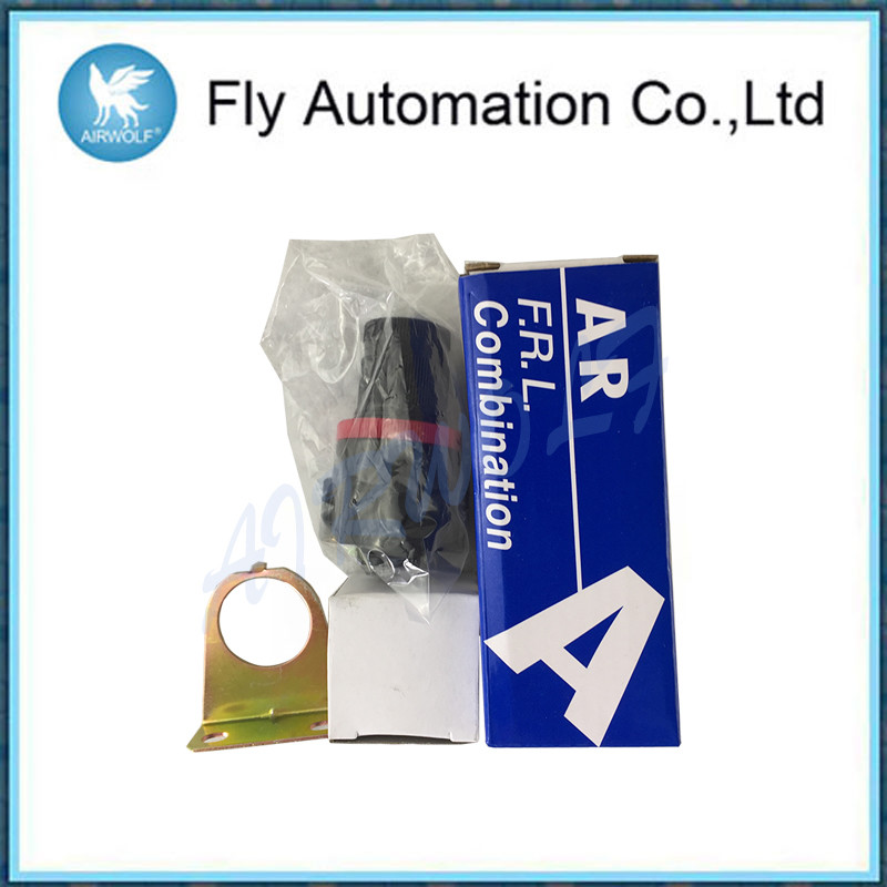 1 / 4" 0.2kg Black Air Preparation Units Ar2000 Br2000 3000 Normal Pressure