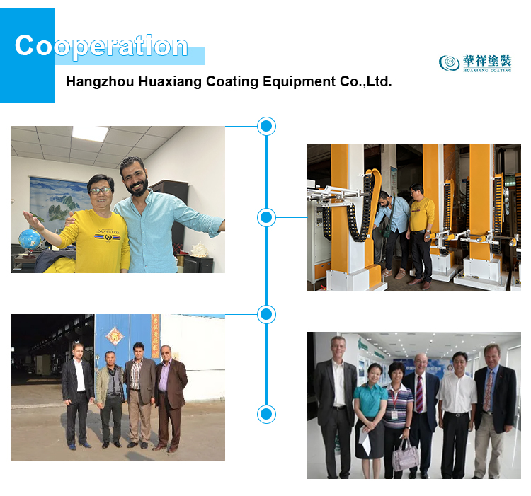 High Efficiency Automatic Powder Coating Line Eco Friendly Powder Coating Conveyor Systems