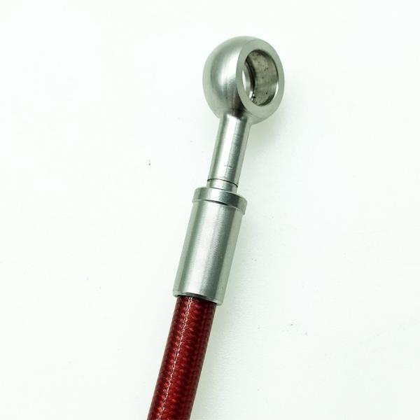 AN‑3 Banjo Eye Brake Hose Fitting Banjo Eye Hole Diameter 10.2mm Stainless Steel