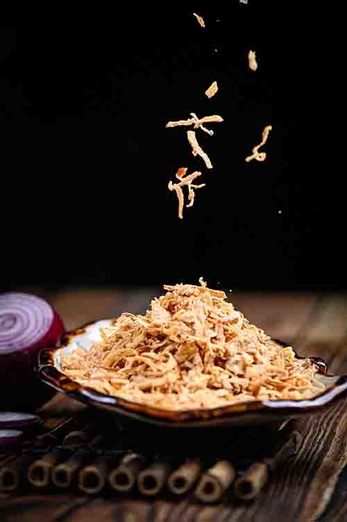 Delicious Yellowish 100% Pure Dried Fried Shallots