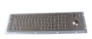 Quality Industrial Keyboard With Trackball Panel Mount Metal Wired Keyboard wholesale