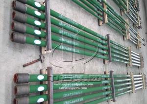 Quality 20Ft Length Sucker Rod Pump With Spray Metal Plunger P22-225 Chrome Barrel B13-225 wholesale