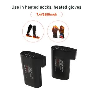 Quality Heated Mitten Battery 18650 Lithium Ion Heated Vest Battery Pack wholesale