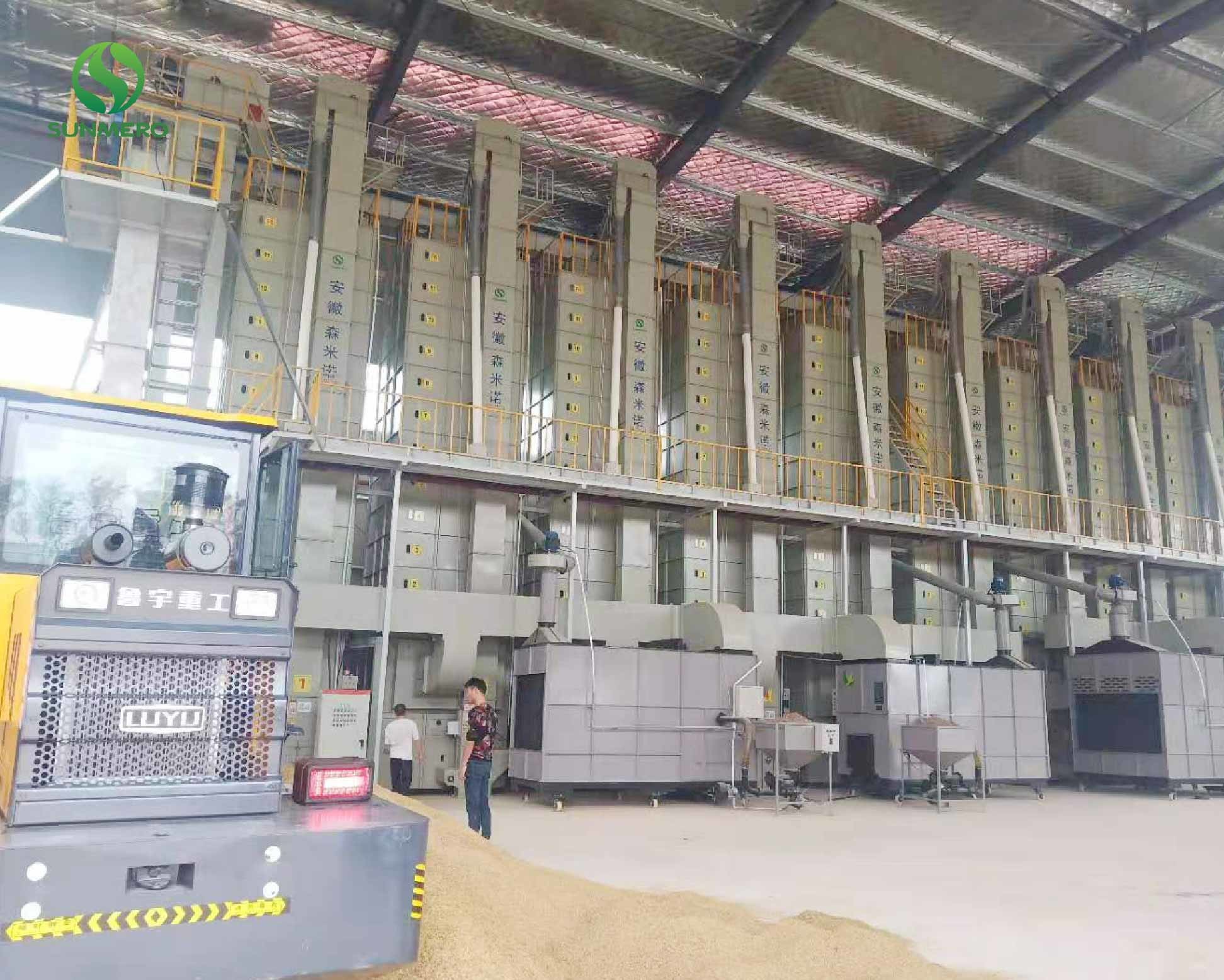 30tons Vertical Mechanical Dryer For Palay Grain Storage Use