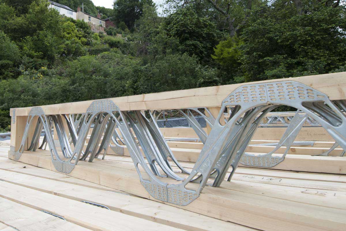 Single-side Bracket Floor Metal Web Easi i Joists Trusses Posi Floor Joist Structure