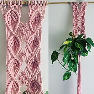 3 Strands Macrame Cord Cotton 5mm Natural Rope Twine for DIY Projects Length 0-10000m