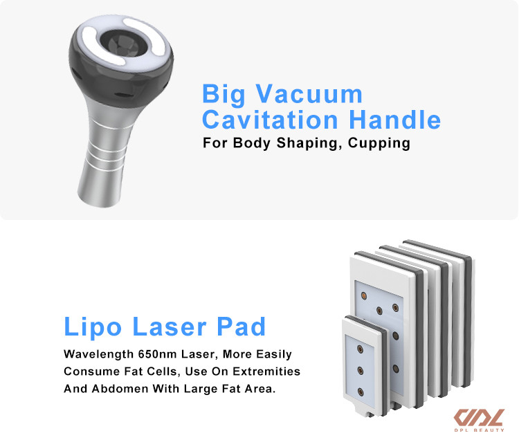 AS86 DPL beauty Ultrasound 40kHz Lipo Vacuum Cavitation Machine for Non-Surgical Fat Reduction & Body Slimming