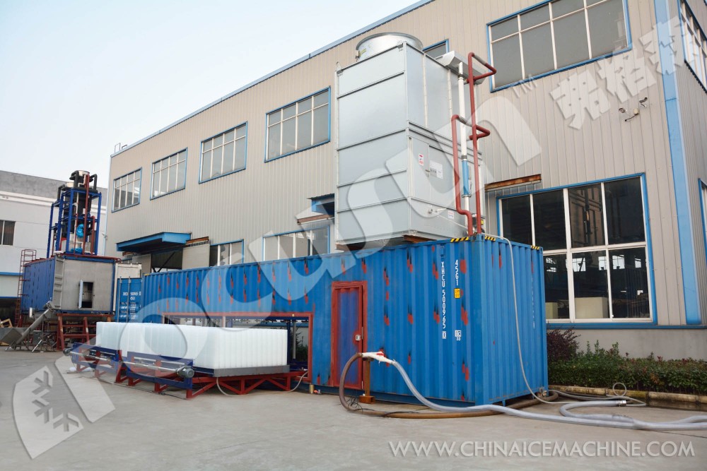 1460 KG Advert Direct Sale of 2T Direct Refrigeration Block Ice Machine for Products