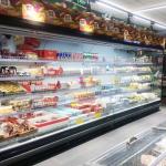 SASO Retail Refrigerated Display Cases , Refrigerated Fruits Display Cabinets